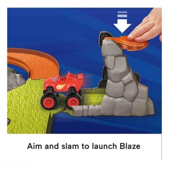 NEW Fisher-Price Blaze and The Monster Machines Race Track Slam & Soar Playset - Picture 4 of 6